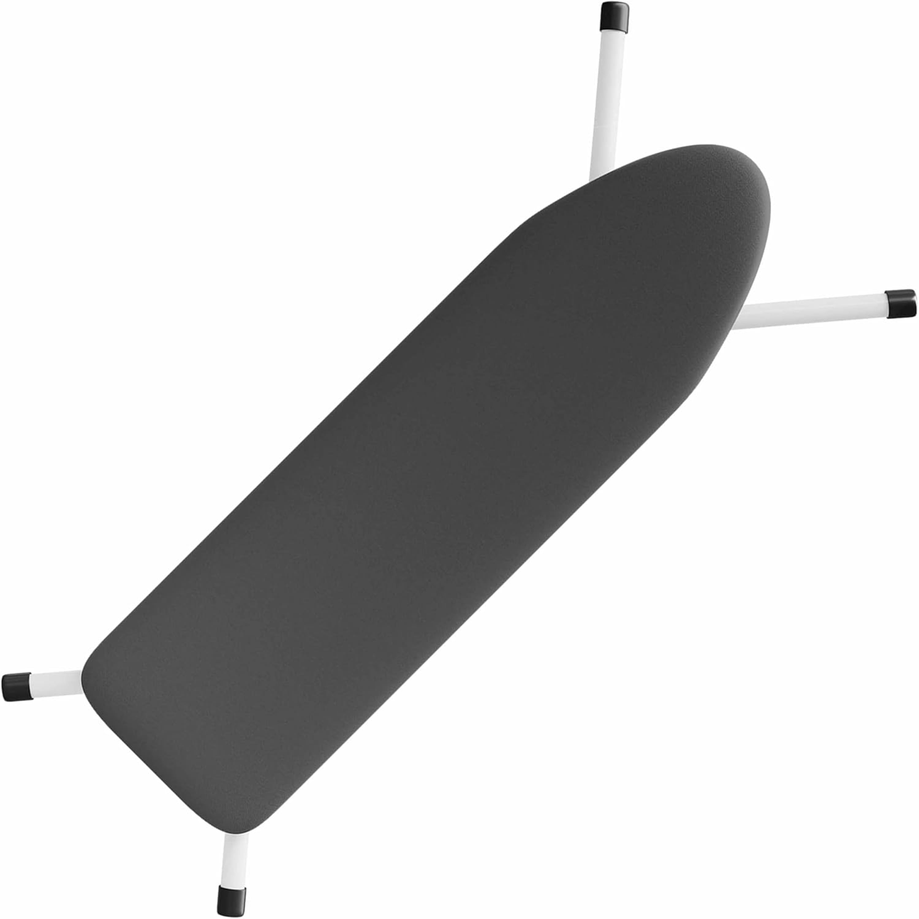 Lammaloe Ironing Board Cover and Pad 15 x 54, Thick Padding, Elastic Edge, Hook & Loop Secure Fit, Gray