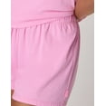 thumbnail image 5 of Hanes Women's V-neck & Short Set Spirited Pink/Spirited Pink XS, 5 of 6