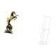 thumbnail image 5 of Figura de escritorio,Estante de estatua de caballo para escritorio,oficina,decoración del hogar,Figura decorativa de escritorio de resina para decoración del hogar,Mesa auxiliar redonda,Mesa, 5 of 8