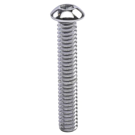 

JEGS 89757 Button Head Socket Cap Screw 1/4 in. -20 Thread 1 1/2 (1.500) in. Und