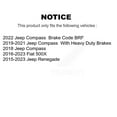 thumbnail image 2 of DS-One Front Rear Coated Drilled Slotted Disc Brake Rotors Kit for Car Jeep Compass Renegade Fiat 500X KD-100260, 2 of 11