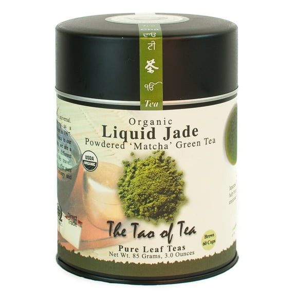 The Tao of Tea, Organic Liquid Jade 'Matcha' Tea, Powdered Loose Leaf Tea, 3 Oz Tin