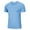 Sky Blue, variant on cfhntfmh Casual Shirts for Men Summer Stretchy Crewneck Short Sleeve Tunic Tops Soft Breathable Workout Athletic T-Shirts