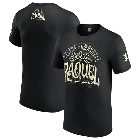 Men's Black Raquel Rodriguez Tejana Bombshell T-Shirt