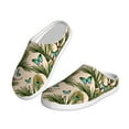 thumbnail image 2 of Lsque Butterflies And Peacock Feathers Pattern Womens Comfort Cotton on Scuff With Memory Foam and Anti-skid Sole Slipper-37/38, 2 of 7