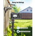 thumbnail image 2 of 2 Packs Water Timer with Brass Inlet, Water Sprinkler Timer with Rain Delay/Manual/Automatic Drip Irrigation and Lawn Watering System for Yard, 2 of 7