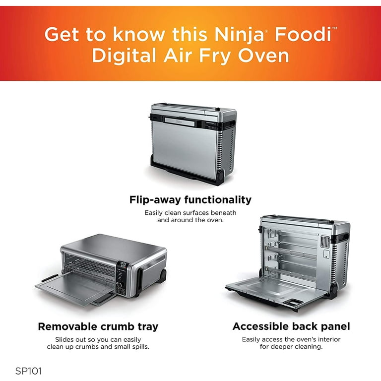 Recertified - Ninja Foodi 8 in 1 Countertop Pan Oven, Stainless Steel