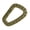 ArmyGreen, variant on Carabiner Keychains D Rings Spring Gear Clip Utility Hook Backpacks Hangings Buckle for Outdoor Travel