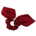 thumbnail image 2 of Lazos para el cabello Hugo Scrunchie de arco sólido rojo, 2 of 7