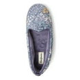 thumbnail image 2 of Dearfoams Women's Microfiber Velour Closed Back Slippers, 2 of 6