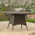 thumbnail image 2 of Caico Wicker Round Dining Table, Brown, 2 of 7