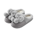 thumbnail image 2 of KANG Cozy Winter Slippers For Suede Bow Design Indoor Shoes With Comfortable Toe Coverage For Her And Couples, 2 of 5