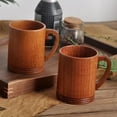 thumbnail image 4 of Wood Drinkings Cup Wood Drinkware Wood Beer Cups Outdoor Travel Cup Camping Cup Perfect for Cup Lover and Collector, 4 of 16