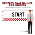 thumbnail image 2 of Start Line Large Banners and Signs for Outdoor by DreamController-Polyester Banner with 4 Holes for Easy Hang Indoor & Outdoor| 6x2 Feet UV & Water Resistant HD Banner| Made in USA, 2 of 6