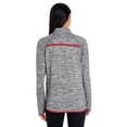 thumbnail image 2 of Holloway Sportswear L Womens Force Training Top Carbon Heather/Scarlet 222300, 2 of 3