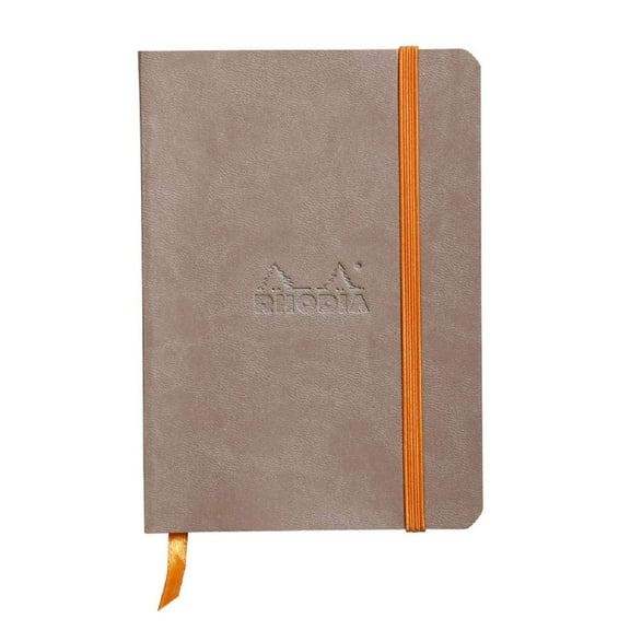 Rhodia Rhodiarama Soft Notebook - 72 Lined Sheets - 4 x 5 1/2 - Taupe