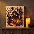 thumbnail image 3 of DAMAI Halloween Ghost Pearl Art DIY Kit,3D Pearl Mosaic Craft Set with Frame,Ornament for Beginner Friendly Handmade Art & Relaxing Home Time Project Wall Decor(Haunted‑House), 3 of 6