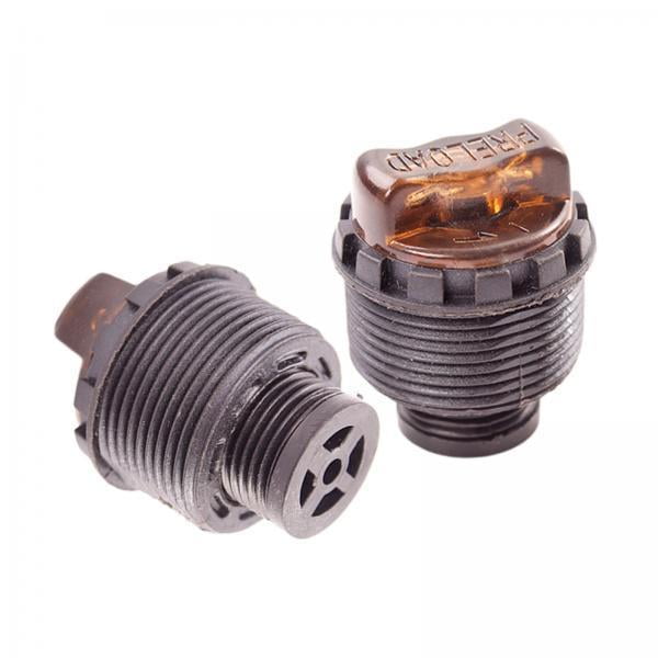 2x Bike Front Front Caps Durable Plástico MTB Knob Button Reemplazo Universal Piezas Herramientas para XCR para XCM para XC shamjiam Botón de precarga de horquilla de bicicleta