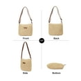 thumbnail image 6 of Luxtrada Summer Straw Crossbody Bag Women Beach Woven Shoulder Handbag Purse For Women (Beige), 6 of 9