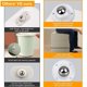 thumbnail image 4 of Mini Caster Wheels for Small Appliances, Self Adhesive Caster Wheels, Stainless Steel Rollers (12 PCS, White), 4 of 5