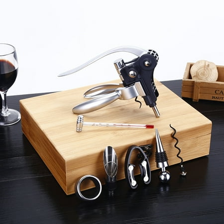 

Bcloud 1 Set Professional Wine Opener Labor-saving Stainless Steel Lever Principle Bottle Opener for Cork Stoppered