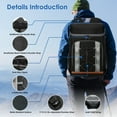 thumbnail image 2 of 36 Cans Leakproof Insulated Backpack Cooler 25L/6.6Gal Portable Cooler Bag for Camping Beach Hiking BBQ Lunch Gift for Men Women Gray, 2 of 12