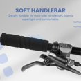 thumbnail image 3 of 1 Pair for Bike Bicycle Handle Handlebar Soft Sponge Bar Grips Black Banmo, 3 of 5