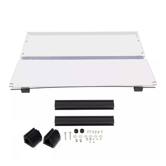 WaiRitoday Fold Down Clear Golf Cart Windshield Windscreen Compatible with Club Car Precedent 2004 - Up