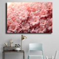 thumbnail image 4 of Mudket Framed Canvas Wall Art Ready to Hang, Blush Pink Floral Wall Art, Romantic Flower Decor, Pink Flower Wall Art for Bedroom Wedding Party Bathroom Living Room Decor - 12"L x 8"W, 4 of 10