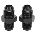 thumbnail image 1 of 6An To 1/2-20 Inverted Flare Adapter, Transmission Cooler Line Connector Black Rugged 1 Pair Leakproof  for Radiator System, 1 of 7