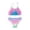 Pink, variant on JIAHONG Kids Bathing Suits Girls 6-7 , Girl Rash Guard Swimsuit Quick Dry Kids Bathing Suit for Beach Vacation Floral Girls Tankini Swimsuit