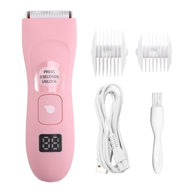 Cortapelos Digital, Cortapelos Eléctrico, Recortador de Vello Inguinal e Íntimo, Dispositivo para Afeitar el Vello Púbico.