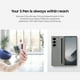 thumbnail image 4 of Funda para teléfono SAMSUNG Galaxy Z Fold 6 S Pen con soporte gris, 4 of 6