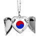 thumbnail image 1 of Corea del Sur bandera nacional país símbolo Mark patron de Asia Alas de ángel collar colgante regalo de moda Unbranded M, 1 of 3