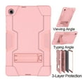 thumbnail image 4 of FIEWESEY Case for Lenovo Tab M10 FHD Plus (2nd Gen) TB-X606, Hybrid Shockproof Defender Rugged Protective Case Cover with Stand for Lenovo Tab M10 Plus(TB-X606F/TB-X606X) 10.3 Inch(Rose Gold), 4 of 6