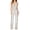 Creamy, variant on Backless Halter Jumpsuit Deep V Sequin Jumpsuits Halter Cowl Neck Backless Romper for Night Club Dating