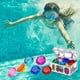 thumbnail image 1 of Set de 7 piezas de juguetes de piedras preciosas para niños, kit de joyería con diamantes de cristal y cofre del tesoro dorado. Incluye piedras preciosas de vidrio de colores con formas únicas. Ideal, 1 of 6
