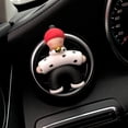 thumbnail image 5 of SNGMN Cute Car Air Freshener Vent Clip - Mini Aroma Diffuser Stones with 5ml Liquid, Elegant Car Decor for Women, 3 Color Options (Khaki/Coffee/Red), 5 of 9
