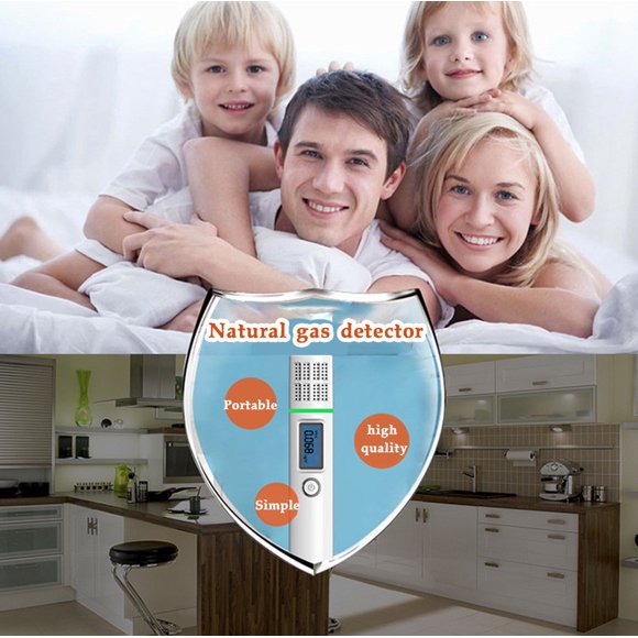 Dvkptbk Air Detector Home Portable Quality Detector Combustible Gas Concentration Detector Home & Garden