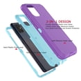thumbnail image 3 of Galaxy A51 4G Cases, Sturdy Phone Case for Samsung Galaxy A51 4G 6.5", Tekcoo Full-Body Shockproof Protection Heavy Duty Armor Hard Plastic & Shock Absorption Rubber Rugged Bumper 3-in-1 Case Cover, 3 of 7