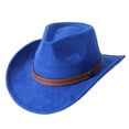 thumbnail image 3 of Sun-Ready Western Hat for Men and Women Classic Cattleman Style with Wide/Short Brim for Beach and Outdoor Adventures Red, 3 of 3