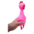 thumbnail image 4 of Big Rubber Chicken Collectible (Pink) (9.5 Inch) Multicolored Assortment Gag Gift Party Favor Carnival Prize (Pink), 4 of 6