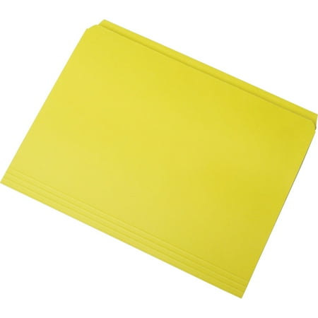 UPC: 0071503286734 | SKILCRAFT  NSN3649486  Straight Cut Stained File Folders  100 Per Box  Yellow