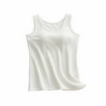 thumbnail image 2 of Taylonsss Womens Summer Camisole Built-in Bra Lightweight Breathable Waffle Texture Sleeveless Top for Casual Loungewear, 2 of 4