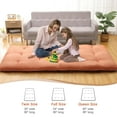 thumbnail image 4 of Accreate Japanese Floor Mattress, Twin Size Futon Mattress 39"x 80", Foldable Floor Bed Mattress Roll Up Portable Sleeping Pad, Kids Floor Play Mat Tatami Mat, 4 of 5