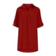 thumbnail image 5 of Traje de baño de gasa caftán con ribete de manga 3/4 para mujer Pompotops  lopia1000763, 5 of 9