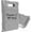 Grey, variant on OptiPak 12x15 Merchandise Bags - Plastic Bags with Handles - Package Bags - Thank you Bulk of 50 Pack Aqua