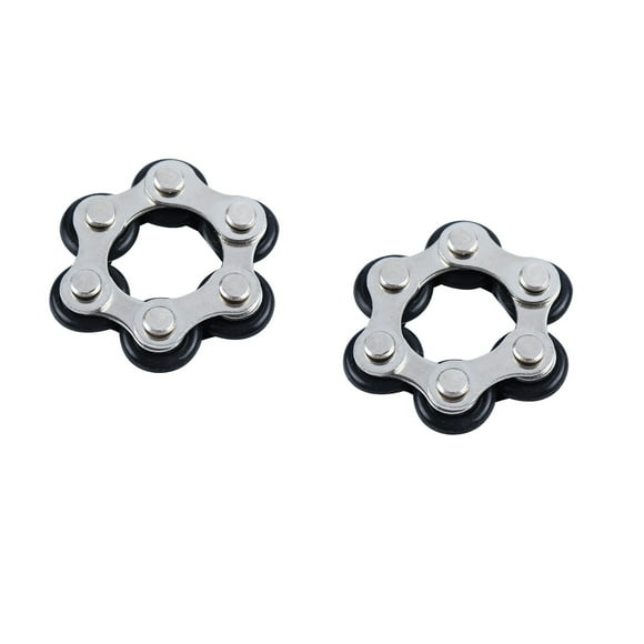 Kids Toys Clearance Under $10 Bicycle Chain Stress Relief Toys Autism Stress And Anxiety Relief Toys 2Pc JE3745