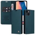 thumbnail image 1 of Funda para iPhone 13 Estuche de Cuero PU Tipo Cartera con Ranuras para Tarjetas y Cierre Magnético, 1 of 5