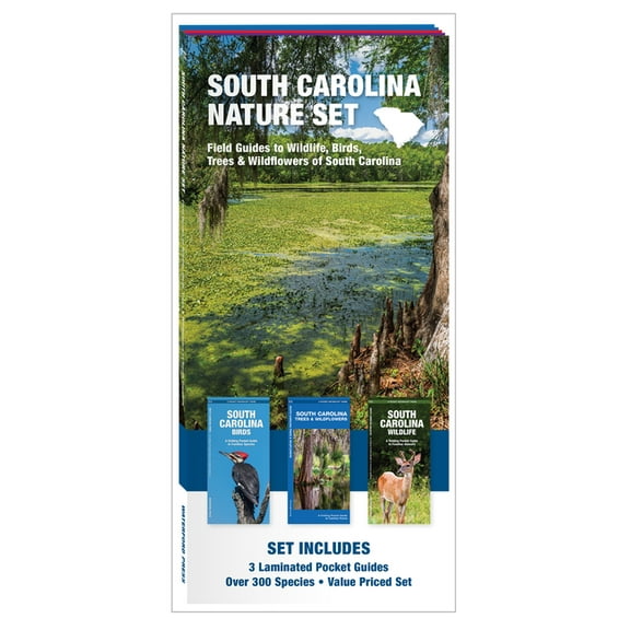 Nature Observation North America South Carolina Nature Set: Field Guides to Wildlife, Birds, Trees & Wildflowers of South Carolina, (Paperback)